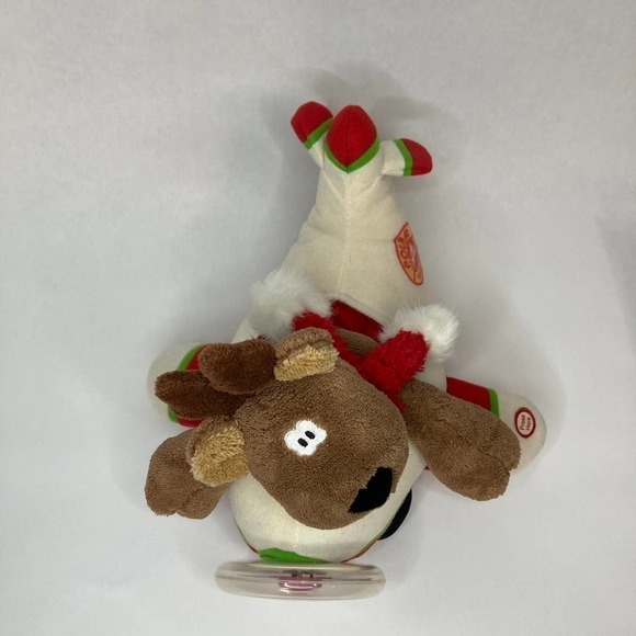 HALLMARK Rodney Reindeer Polar Parcel Service Airplane Sound Lights Motion Works - Picture 13 of 17